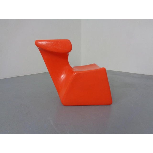 Orange Zocker Plastic Chair by Luigi Colani for Top System Burkhard Lübke, Germany, 1970s For Sale - Image 8 of 18
