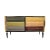 Wood Wood and Colored Glass Bar, Italy, 1950s For Sale - Image 7 of 7