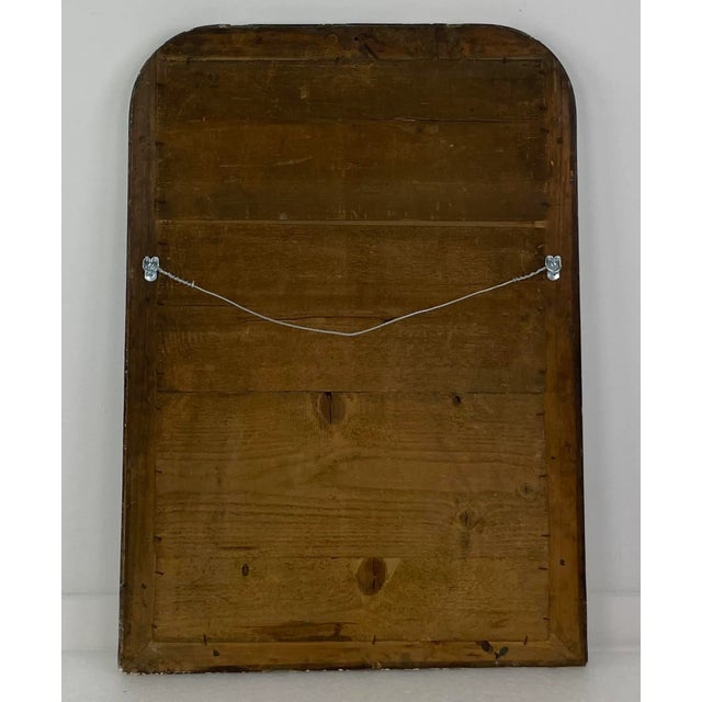 Louis Philippe Style Mirror With Silver Gilt Finish For Sale - Image 4 of 11