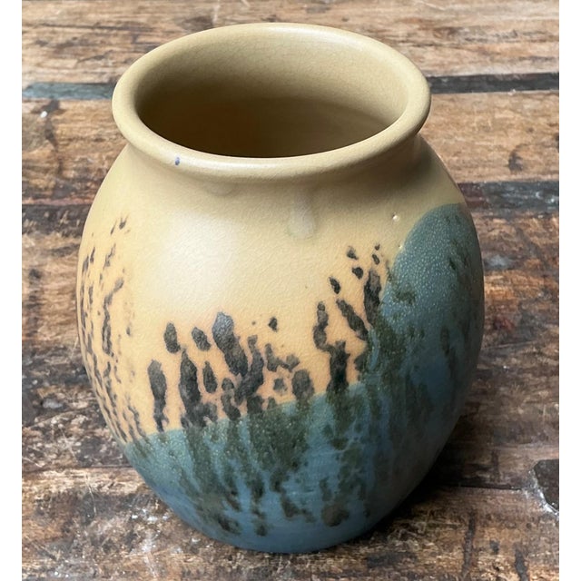 Vintage Studio Pottery Glazed Ceramic Vase For Sale - Image 10 of 16