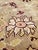 Antique Oushak Carpet, Handmade Oriental Rug, Pale Green, Coral, Taupe and Cream For Sale - Image 10 of 16