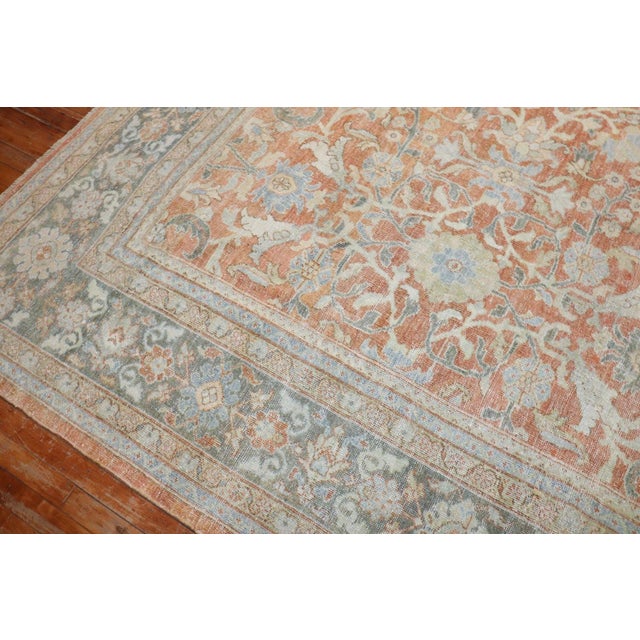 Textile Antique Zabihi Collection Persian Mahal Rug - 10'6" x 14' For Sale - Image 7 of 11