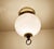 Mid-Century Modern Vintage Glass Flush Light from Limburg For Sale - Image 3 of 13