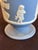 Mid 20th Century Wedgwood Portland Blue Jasperware Vase With Classical Relief, England For Sale - Image 13 of 13