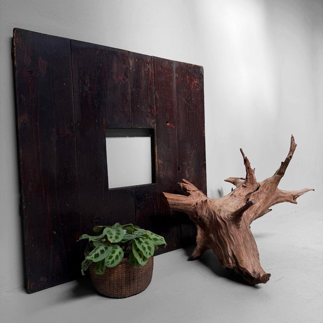 Antique Japanese Wooden Hibachi Frame, 1900s For Sale - Image 12 of 13