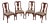 Queen Anne Style Set Of Four Cherry Side Dining Chairs For Sale