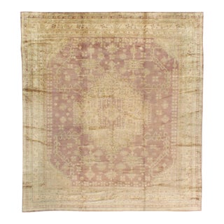 Galerie Shabab Collection Early 20th Century Turkish Oushak Room Size Carpet For Sale