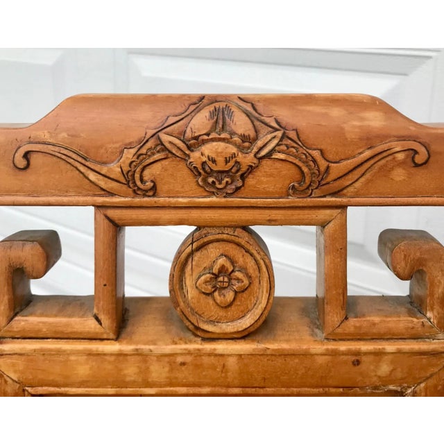 Chinese Early 19th Century Qing Dynasty Armchairs and Table - Set of 3 For Sale - Image 3 of 13