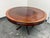 Vintage Asian Rosewood Round Dining Table + Four Chairs, Set For Sale - Image 10 of 12
