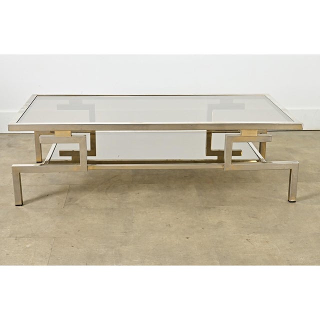 French Vintage Coffee Table in the Manner of Guy Lefèvre For Sale - Image 11 of 11