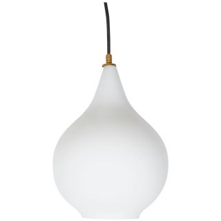 Italian Case Glass Pendant Light, 1950s For Sale