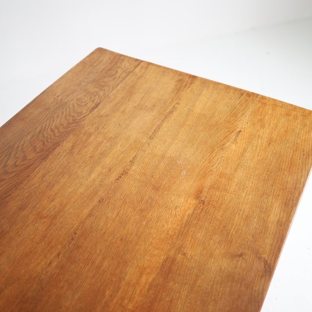Mid 20th Century Monumental Dutch Oak Dining Table For Sale - Image 5 of 8