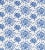 Traditional Sample - The House of Scalamandré Fireworks Cotton Print Fabric, Blue on White For Sale - Image 3 of 3