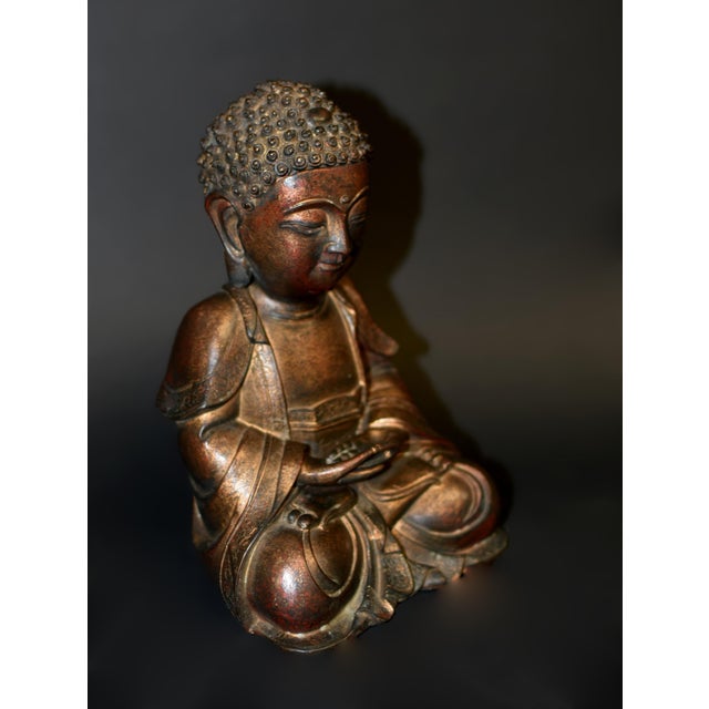 Bronze Cold Painted Baby Buddha Tang Style For Sale In Los Angeles - Image 6 of 18