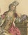 Jefferys, Duchess of Portsmouth in Undress, Seated with Fan, 1757, Engraving For Sale - Image 4 of 8