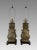 Mid 20th Century Archaic Chinese 'Hu' Form Verdigris Bronze Table Lamps on Chinoiserie Stands, a Pair For Sale - Image 5 of 9