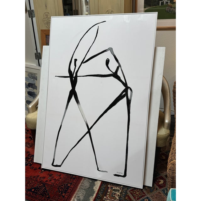 Design Plus Gallery presents the Humans Painting Print by Occipital for CB2. A large-scale contemporary artwork from the...