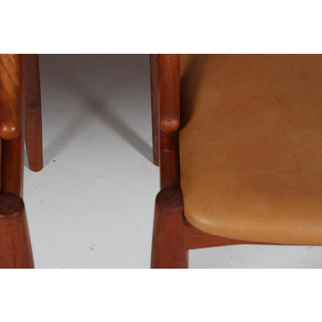 Vintage Model 16 Dining Chairs in Teak by Johannes Andersen for Uldum Møbelfabrik, 1960s, Set of 6 For Sale - Image 6 of 8
