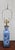 Elevate your space with this striking mid-20th century Chinese blue and white porcelain table lamp. Hand-painted with...