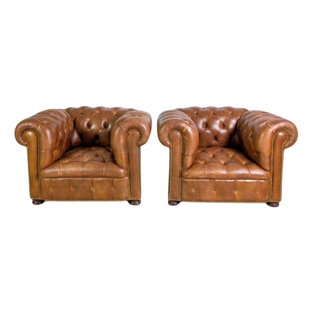 Handmade Chesterfield Armchair, England, 1920 For Sale