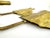 Metal Vintage Brass Fish Wall Hooks – A Pair For Sale - Image 7 of 9