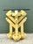 Vintage Postmodern Abstract Wood and Glass Table For Sale - Image 10 of 12