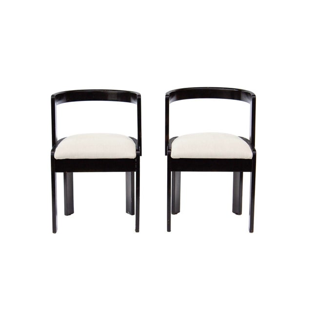 1970s Pair of Gestural Dining Chairs by International Furniture Corp For Sale - Image 5 of 12