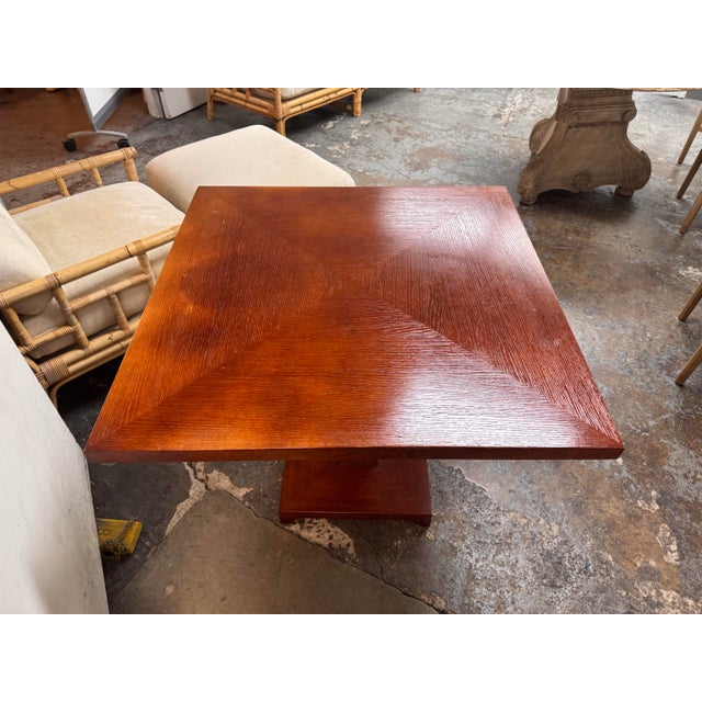 Wood Jean Michel-Frank for Donghia Cerused Oak Dining Table, 1970's For Sale - Image 7 of 12
