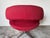 Red Vintage Italian Postmodern-Style Red Swivel Lounge Chair by Italianadivani For Sale - Image 8 of 12