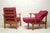 Set of Morris Chairs with Adjustable Backs in Cherrywood, 1920s For Sale - Image 4 of 16