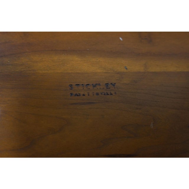 Pair of Stickley Cherry Lamp End Tables For Sale - Image 11 of 11