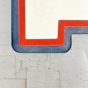 1970s Vintage Bob Fowler Abstract Asymmetrical Acrylic and Metal Assemblage