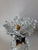 1970s Amber and Clear Ice Glass Vase with Torn Crown Rim by Pertti Santalahti for Humppila, Finland, 1970s For Sale - Image 5 of 15