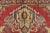 Red Kazak Rug 6’2” X 8’3” Red Wool Tribal Hand-Knotted Carpet For Sale - Image 8 of 13