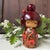 Small vintage sōsaku kokeshi titled “Mebae”, referring to sprouting or first growth, by Miyashita Hajime. The wooden doll...