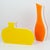 1990s Villeroy & Boch Neon Color-block Lucite Vase, a pair, circa 1990 For Sale - Image 5 of 11
