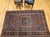 Textile 19th Century Persian Bidjar Rug, Hand-Knotted Wool, Geometric Herati Pattern, Burgundy & Blue, 5x7 For Sale - Image 7 of 18