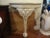 Pair of Venetian Painted and Parcel Gilt Console Tables For Sale - Image 11 of 13