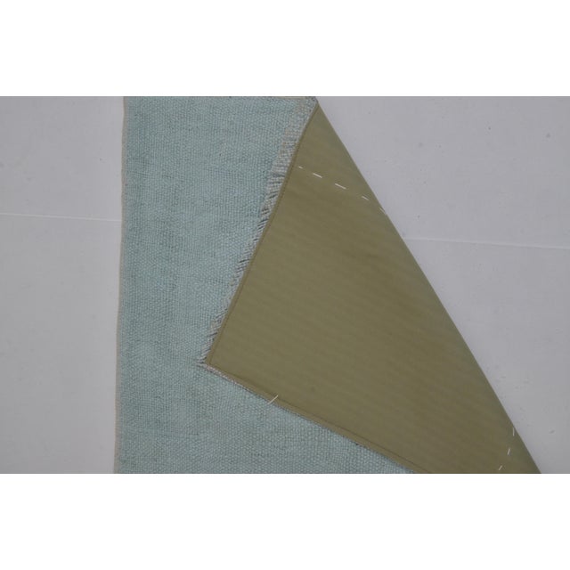 Turquoise Turqouise Vintage Hmep Rug For Sale - Image 8 of 9