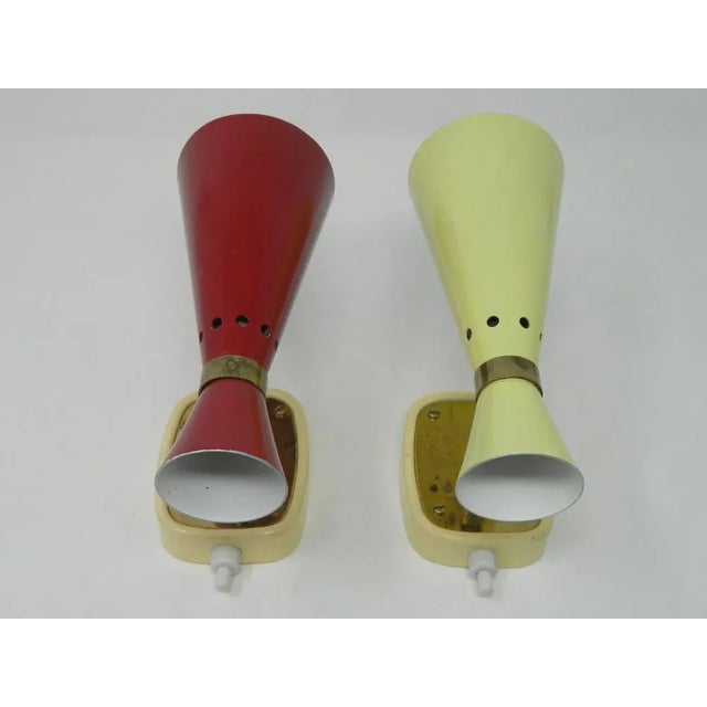 Rupert Nikoll Vintage Bag Wall Lights by Rupert Nikoll, Vienna, 1950s, Set of 2 For Sale - Image 4 of 10