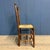 Brown Dutch Oak Chair with Rush Seat For Sale - Image 8 of 14