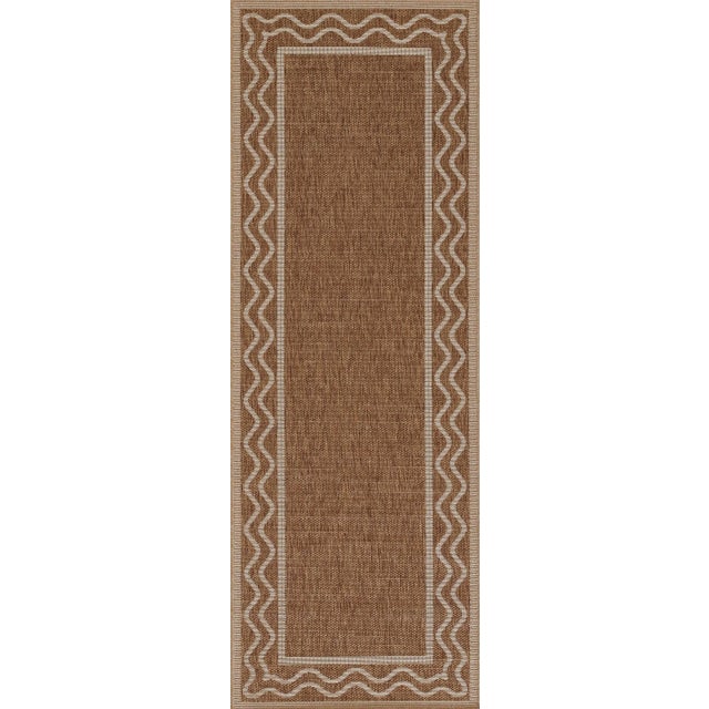 Erin Gates by Momeni Saybrook Ripple Natural Indoor/Outdoor Area Rug 8' X 10' For Sale - Image 11 of 12