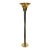 MCM Fredrick Raymond Style Brass & Chrome Floor Lamp For Sale