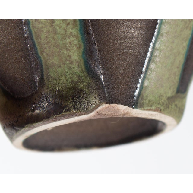 Ceramic Rose Cabat Studio Pottery Feelie Vase For Sale - Image 7 of 9