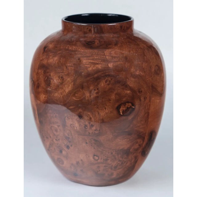 Mid-Century Modern Vintage Italian "Faux Bois" Vase, Bellini, 20th Century For Sale - Image 3 of 7