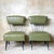Vintage Lounge Chairs in Metal and Green Faux Leather, 1960s, Set of 2 For Sale - Image 13 of 15