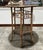 Antique Japanoise Bamboo Table With Leather Top For Sale - Image 4 of 14