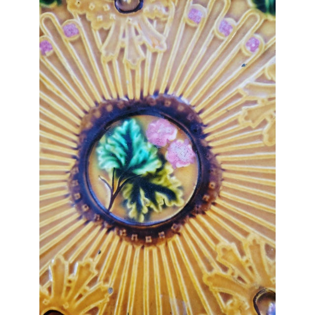 Antique Majolica Compote, 19th Century Serving Piece For Sale - Image 14 of 14