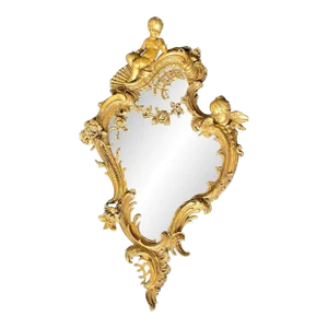French Century French Gilt Wall Mirror