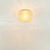 Metal Mid-Century Modern Amber Bubble Glass Wall Lights by Helena Tynell for Limburg, Germany, 1970s For Sale - Image 7 of 10